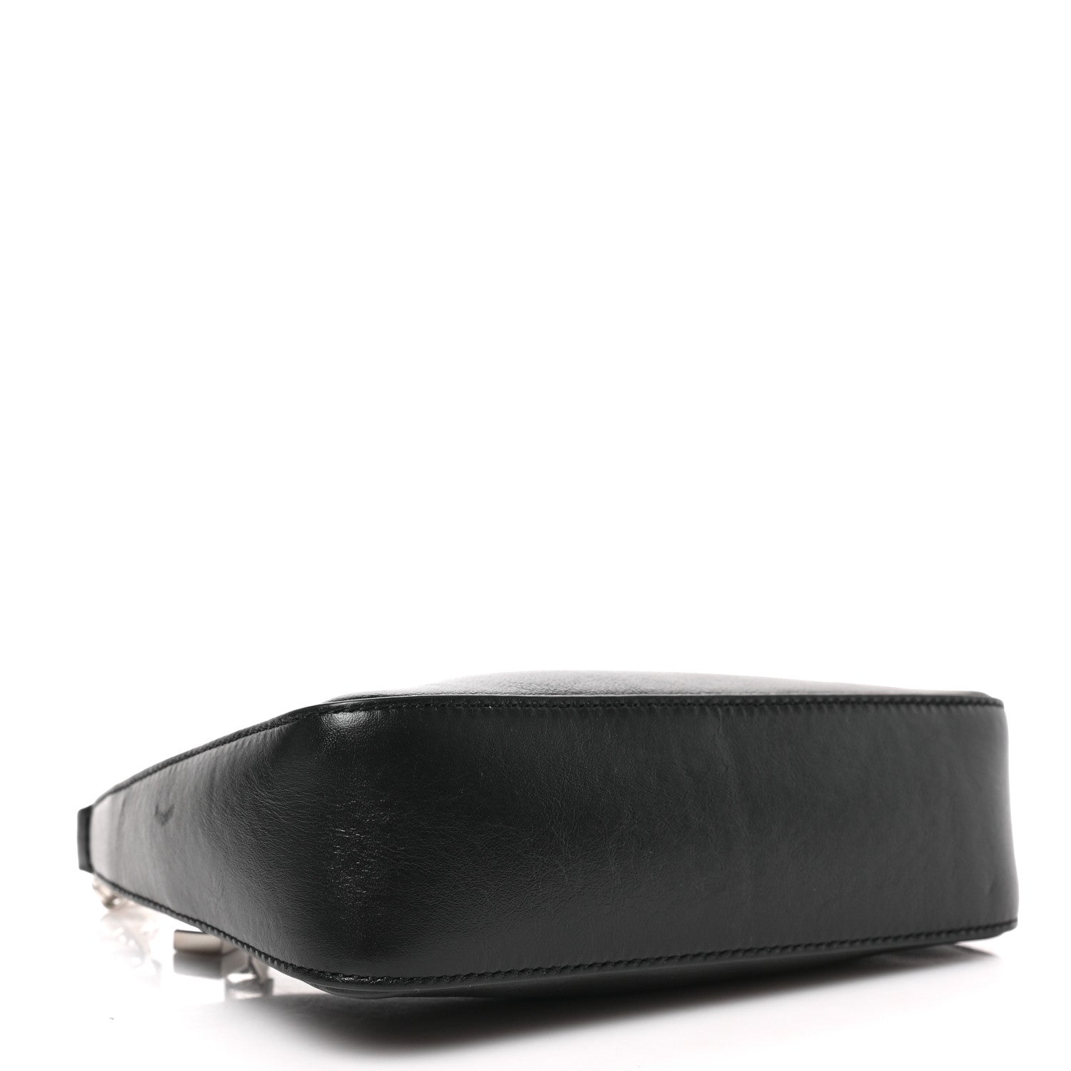 Givenchy Smooth Calfskin Mini Moon Cut Out Shoulder Bag Black 4 of 8