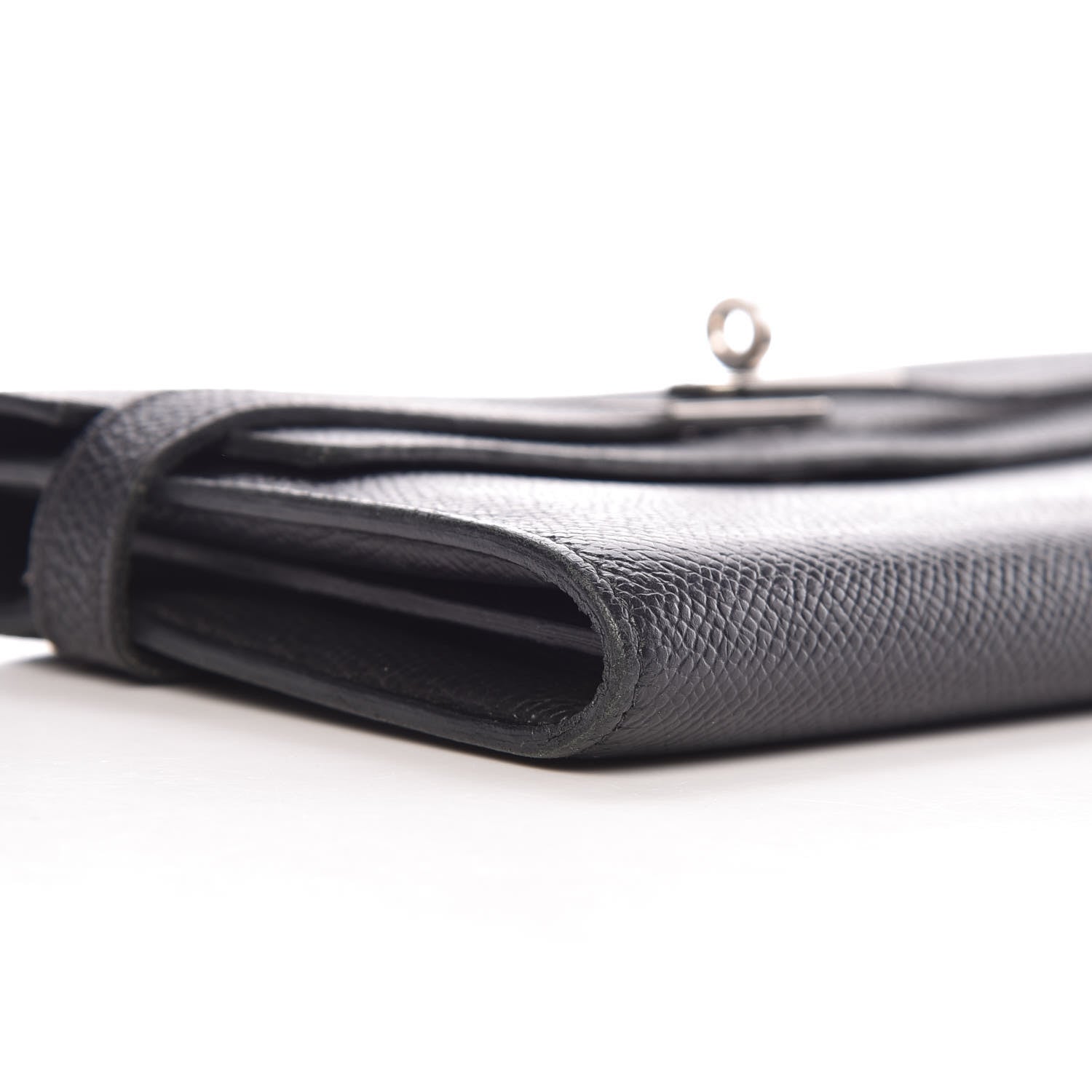 Hermes Epsom Kelly Longue Wallet Black 5 of 9
