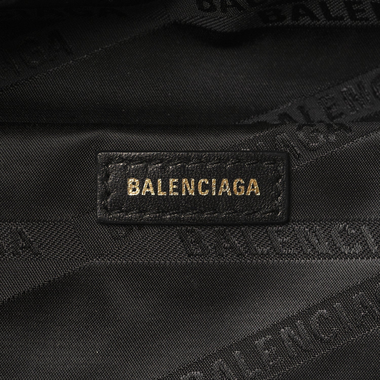 Balenciaga Agneau Arena Graffiti All Over XXS Souvenir Belt Bag Black White 6 of 10