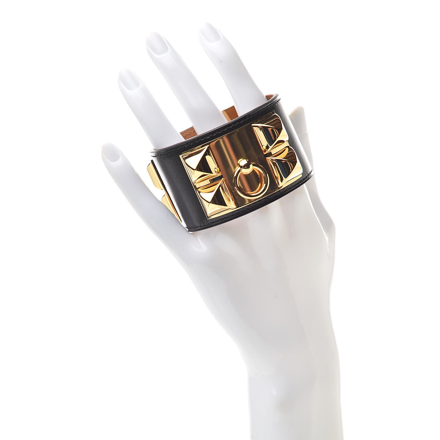 Hermes Box Collier de Chien CDC Bracelet S Black 2 of 7
