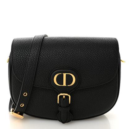 Christian Dior Grained Calfskin Medium Bobby Flap Black 1 of 9