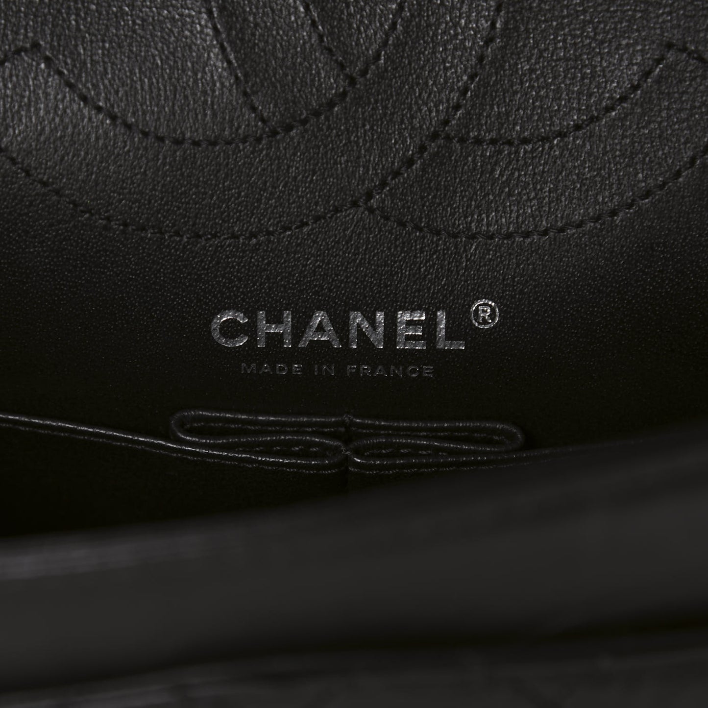 Aged Calfskin Quilted 2.55 Reissue 225 Flap So Black