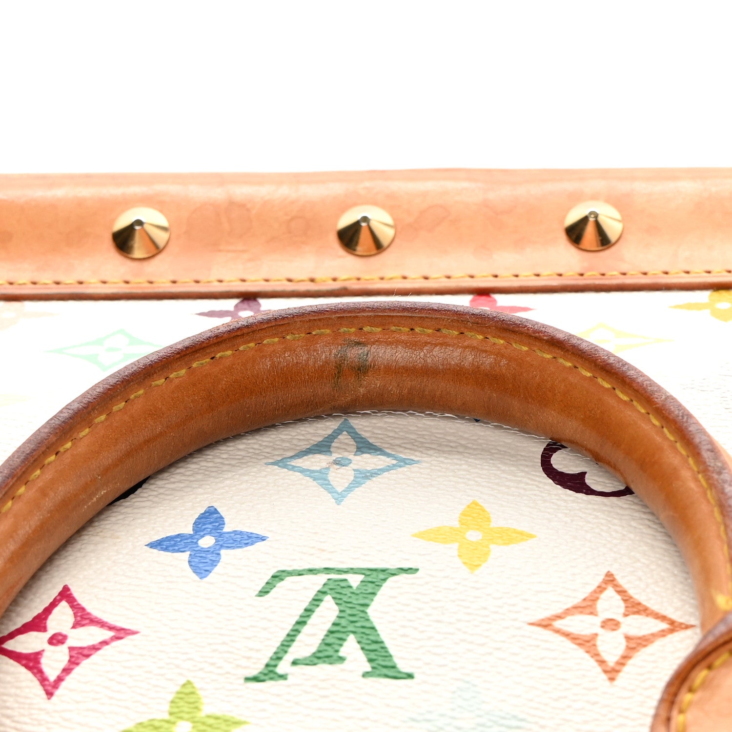 Louis Vuitton Monogram Multicolor Alma White 13 of 20