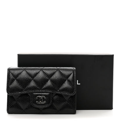 Chanel Caviar Quilted Flap Card Holder Black 9 of 9