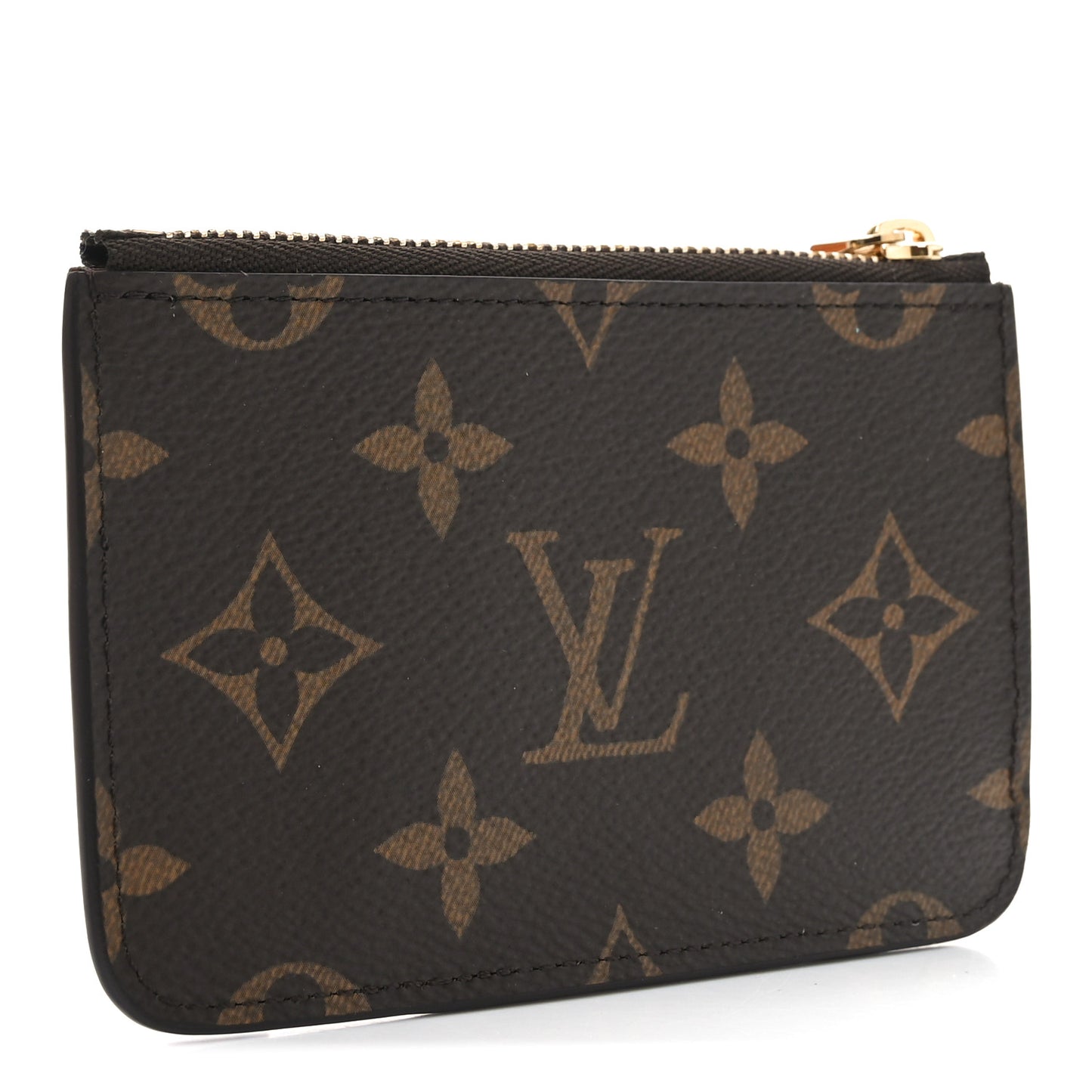 Monogram Zipped Romy Card Holder