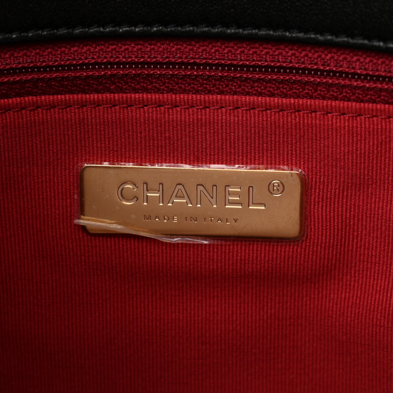 Chanel Lambskin Quilted Chanel 19 Shopping Bag Black 6 of 10