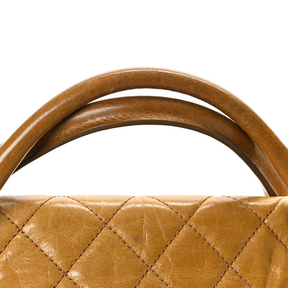 Chanel Glazed Calfskin Castle Rock Medium Flap Yellow 15 of 20