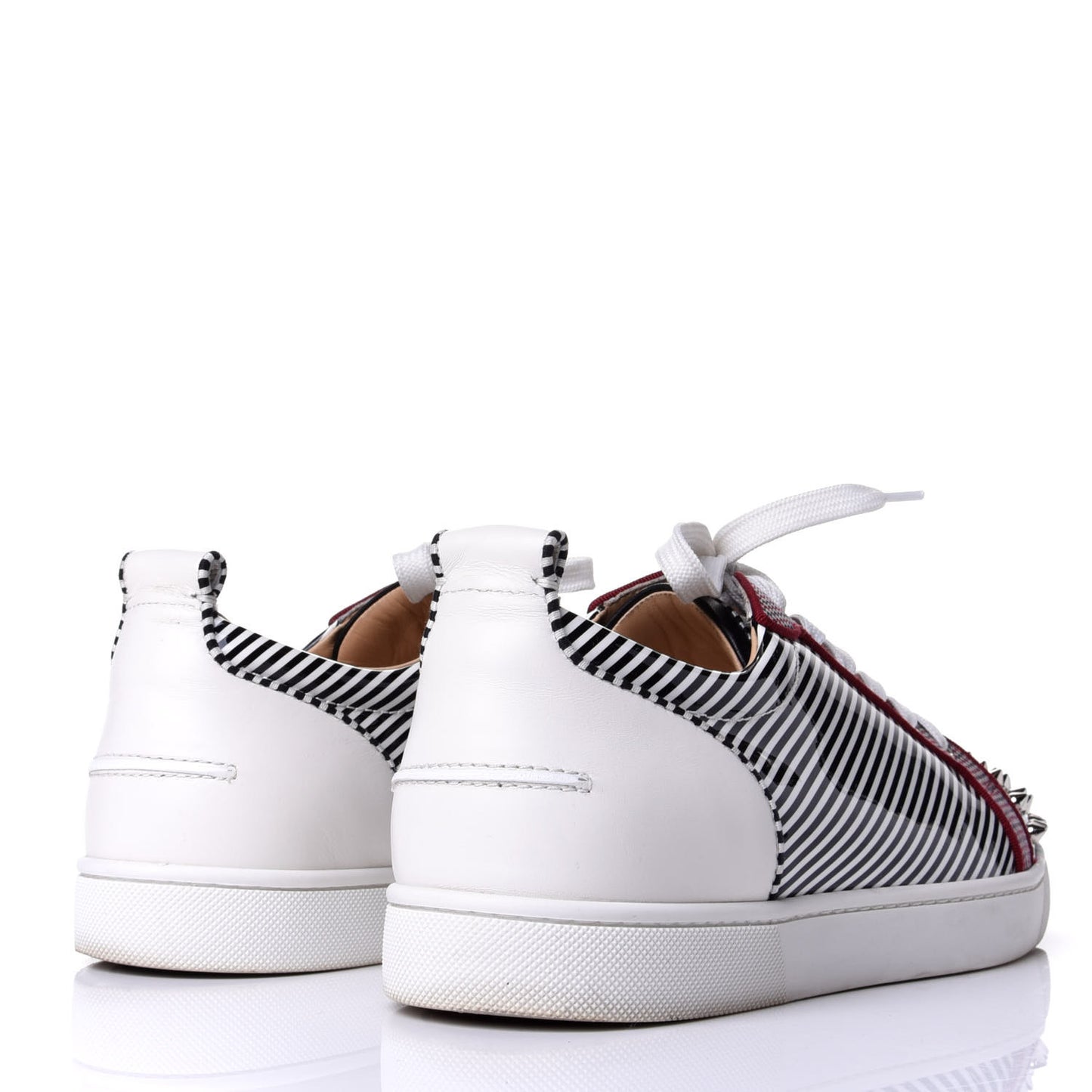 Denim Nappa Mens Louis Junior Spikes Orlato Flat Sneakers 42 Multicolor