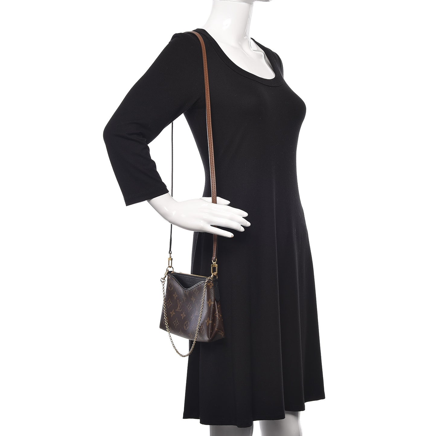 Monogram Pallas Clutch Black