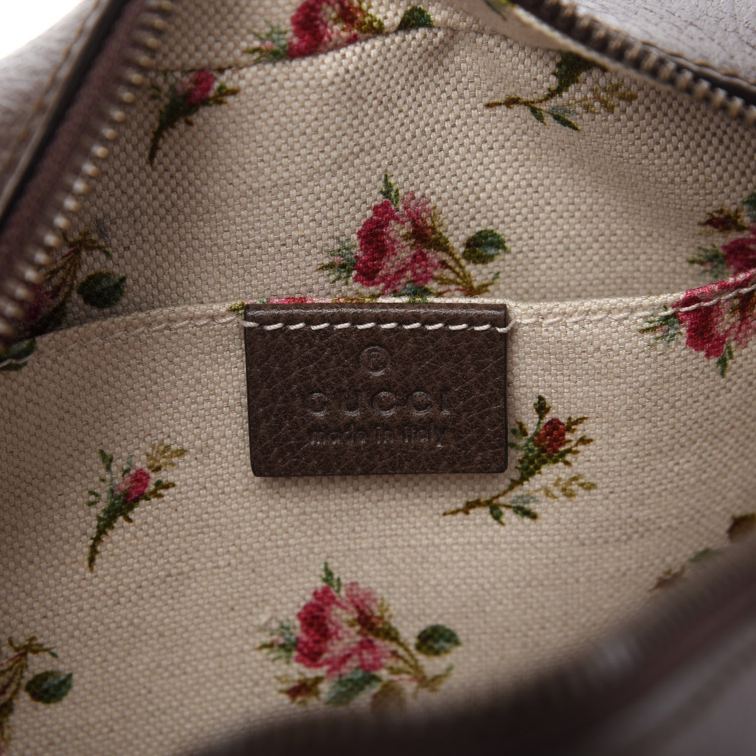 Gucci GG Supreme Monogram Web Neo Vintage Shoulder Bag Beige New Acero Crop 8 of 10
