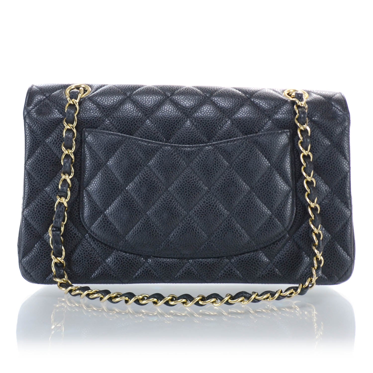 Chanel Caviar Quilted Medium Double Flap Black 3 of 12