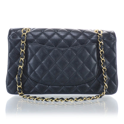 Chanel Caviar Quilted Medium Double Flap Black 3 of 12