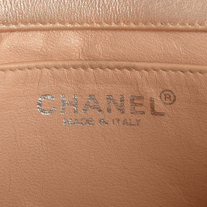 Chanel Metallic Lambskin Quilted Extra Mini Flap Light Pink 6 of 8