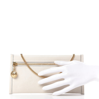 Gucci Calfskin Rajah Zip Chain Pouch White 2 of 7