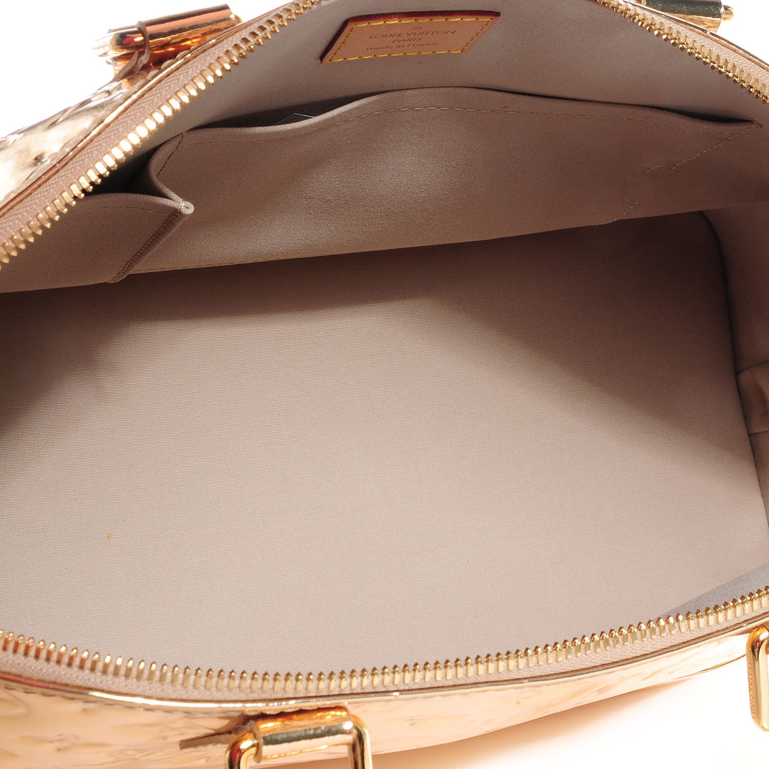 Louis Vuitton Monogram Miroir Alma MM Gold 6 of 8