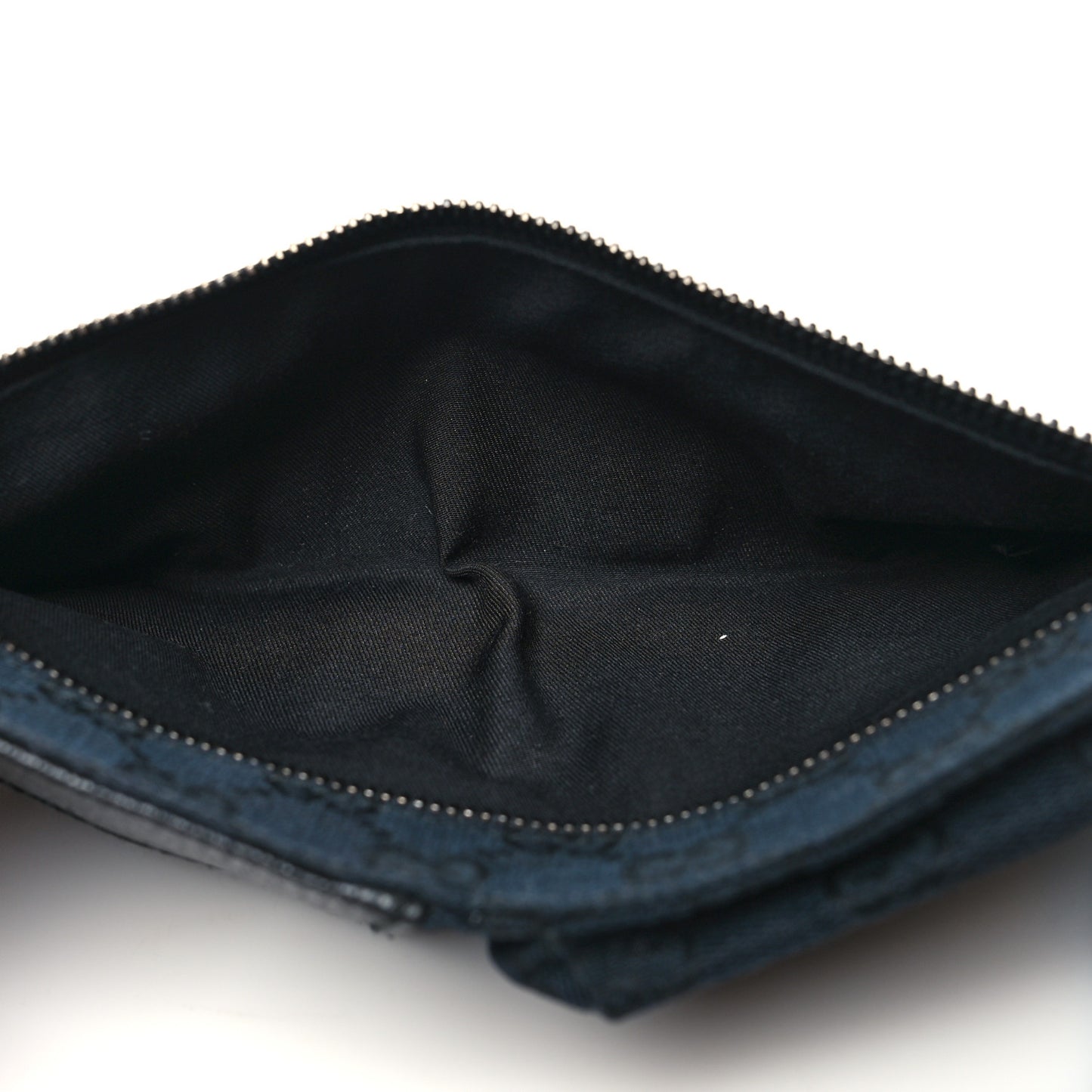 GG Monogram Double Pocket Belt Bag Black