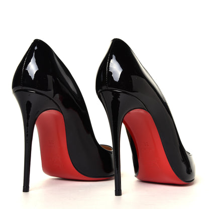 Christian Louboutin Patent Pigalle Follies 100 Pumps 38 Black 3 of 6