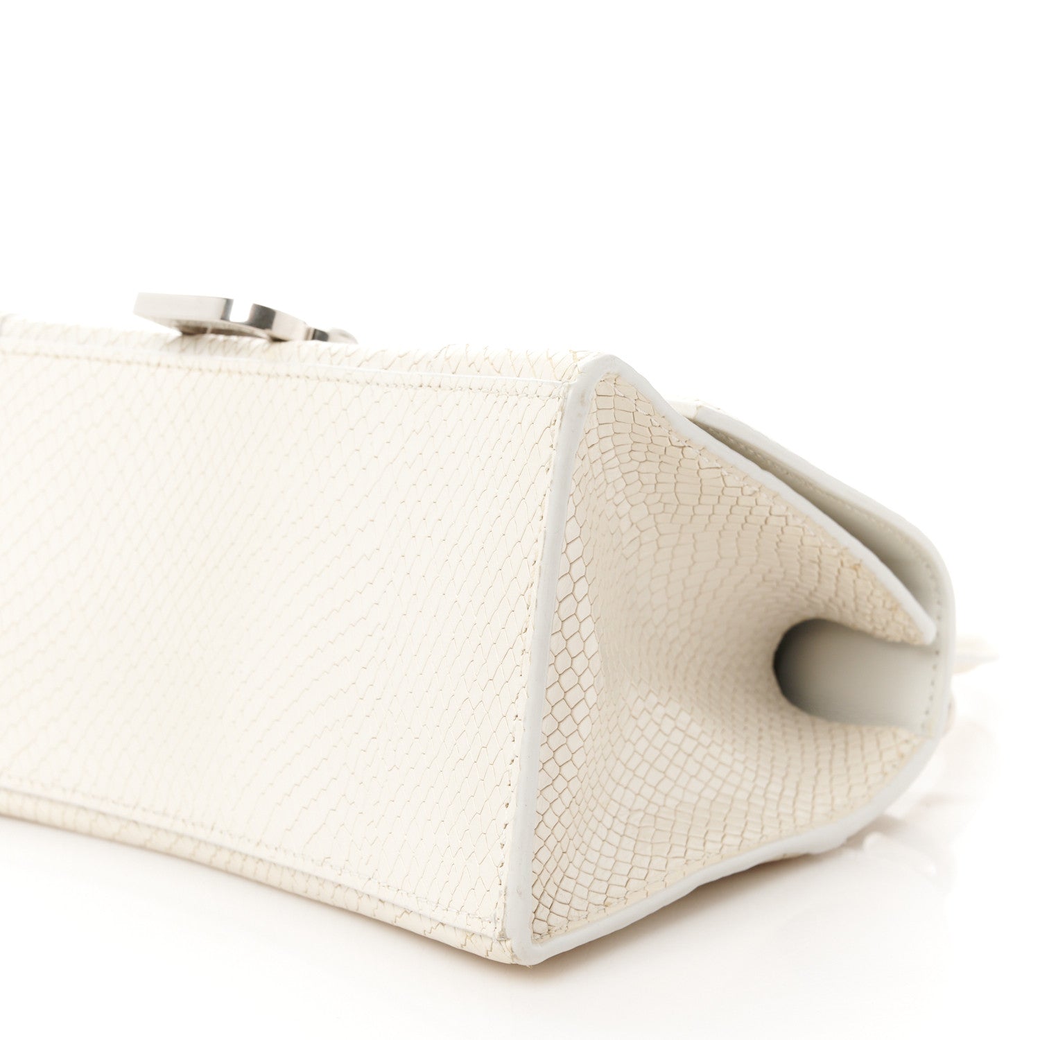 Balenciaga Calfskin Snake Embossed Small Hourglass Top Handle Bag 11 of 11
