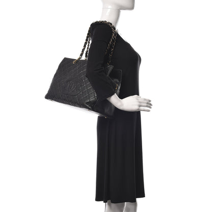 Chanel Caviar Quilted Grand Timeless Tote GTT Black 2 of 12