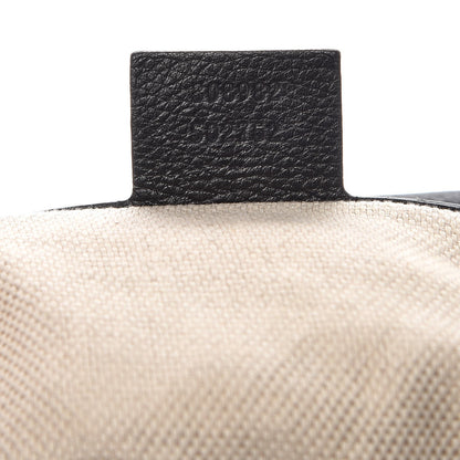 Gucci Pebbled Calfskin Medium Soho Chain Shoulder Bag Black 7 of 13