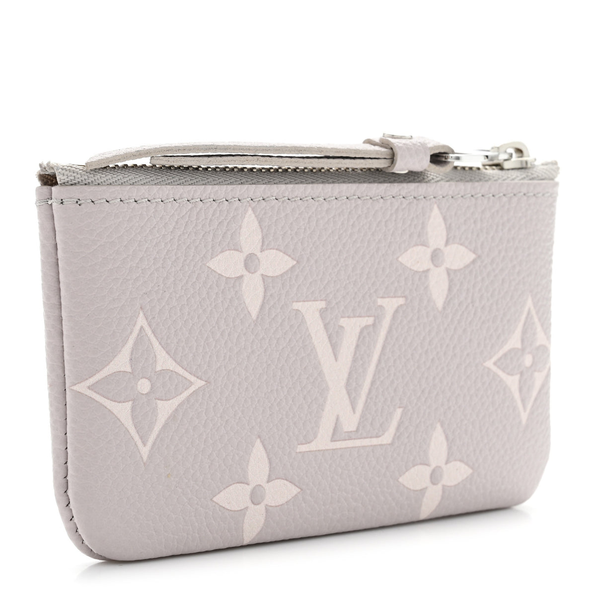 Louis Vuitton Empreinte Monogram Giant Key Pouch Brume Gray White Quartz 3 of 7