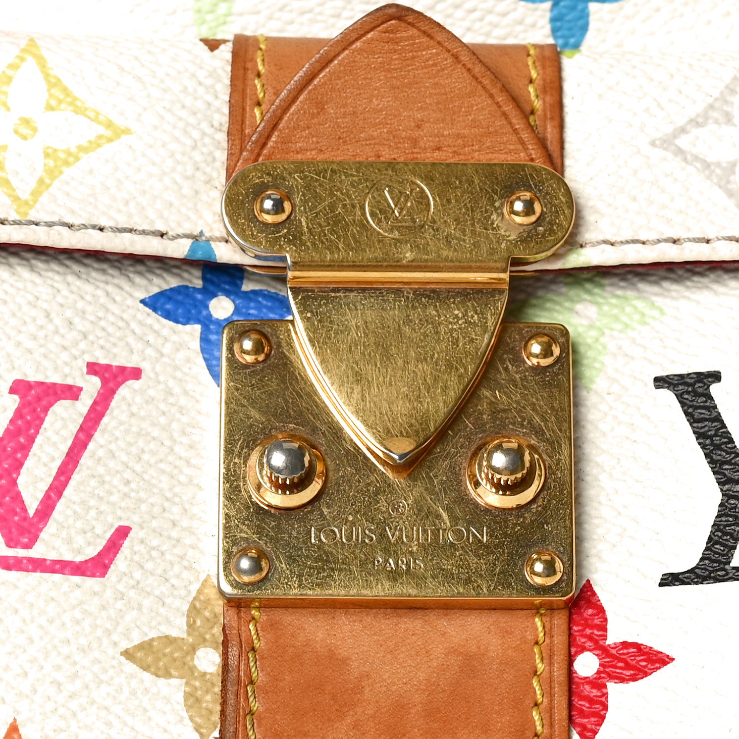 Louis Vuitton Monogram Multicolor Speedy 30 White 8 of 11