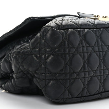Christian Dior Lambskin Cannage Large New Lock Flap Black 7 of 8