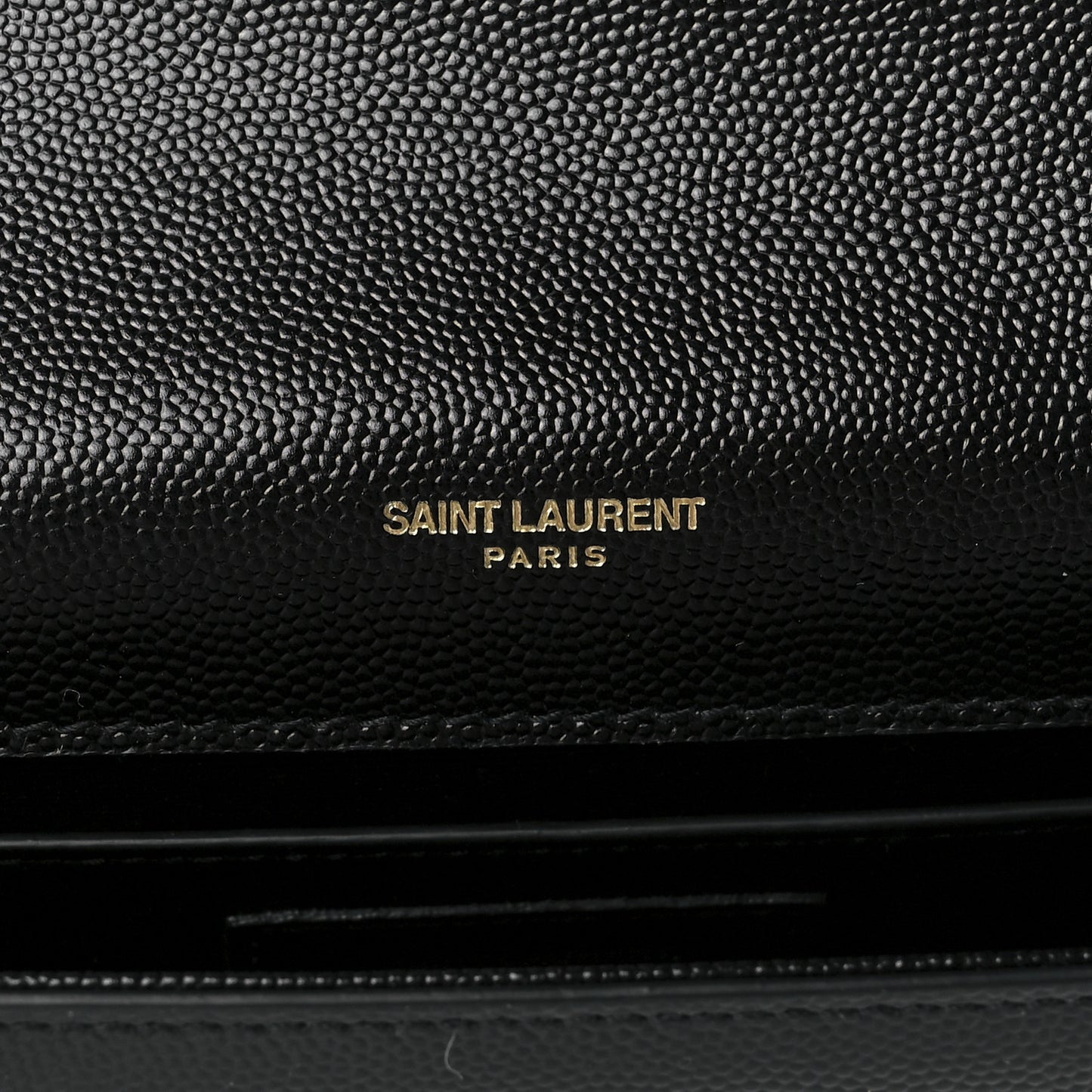 Grain De Poudre Medium Classic Monogram Kate Satchel Black