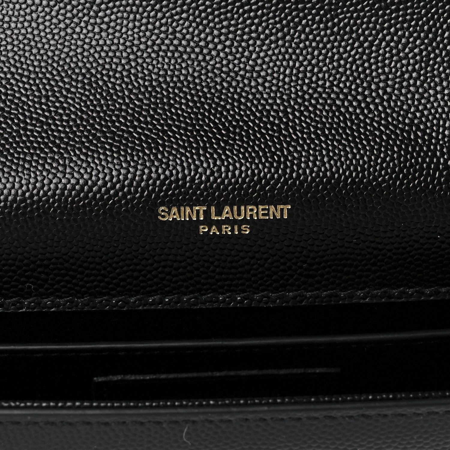 Saint Laurent Grain De Poudre Medium Classic Monogram Kate Satchel Black 6 of 13