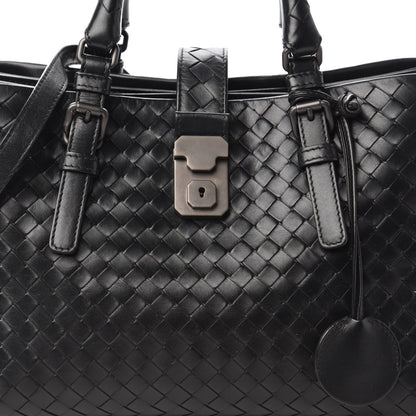 Bottega Veneta Light Calf Intrecciato Small Roma Black 8 of 8