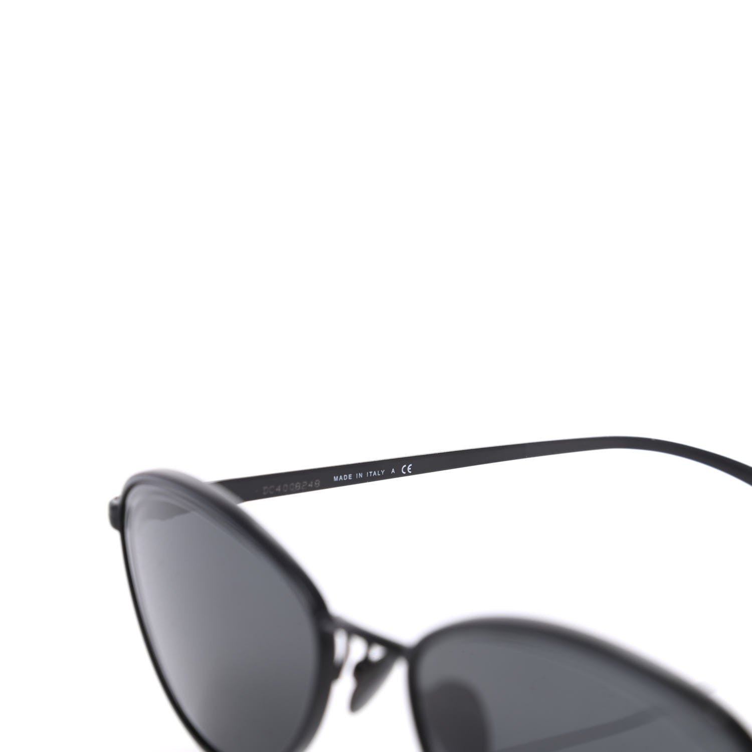 Chanel Metal Cat Eye Sunglasses 4255 Black 6 of 8