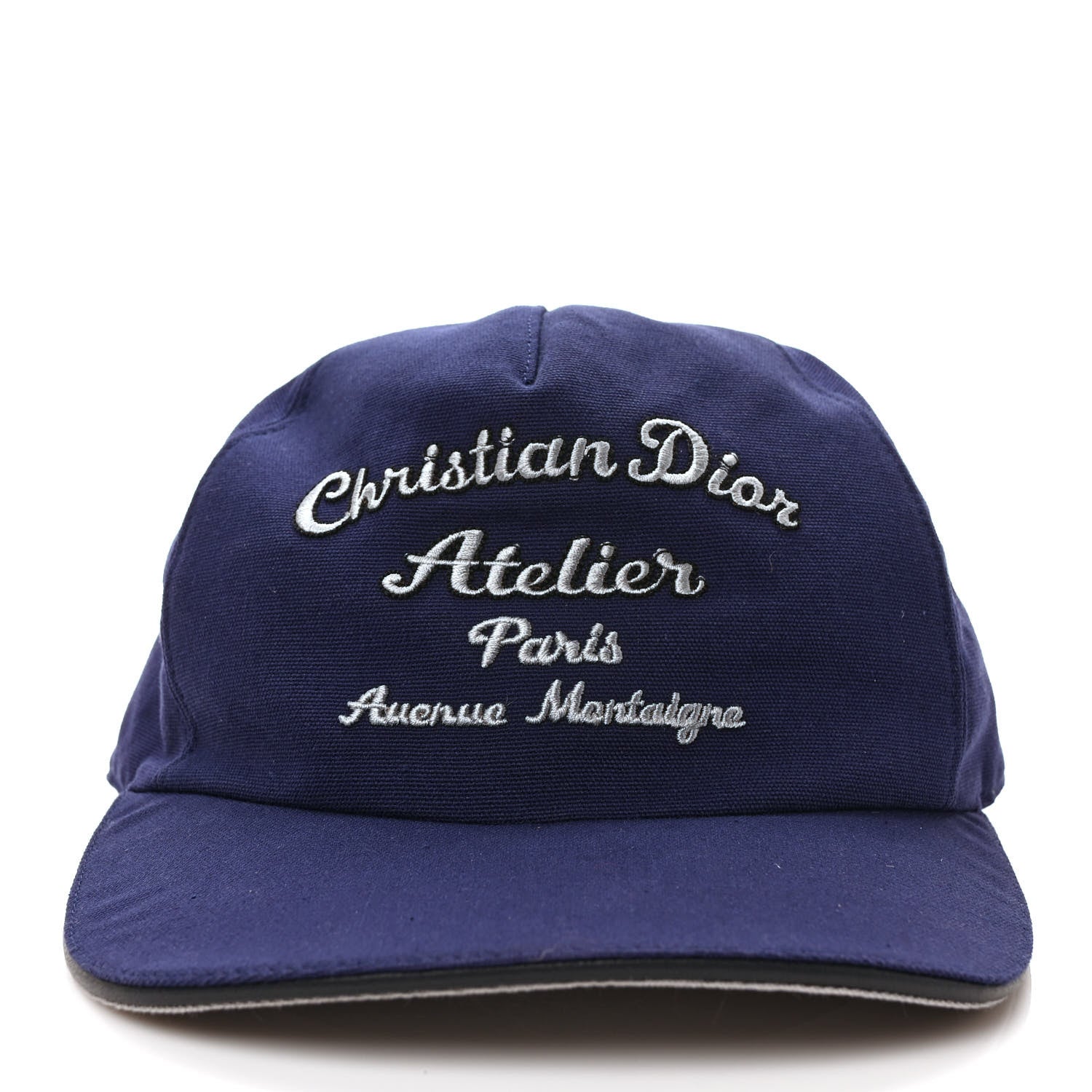 Christian Dior Cotton Woven Atelier Baseball Hat L Blue 3 of 9