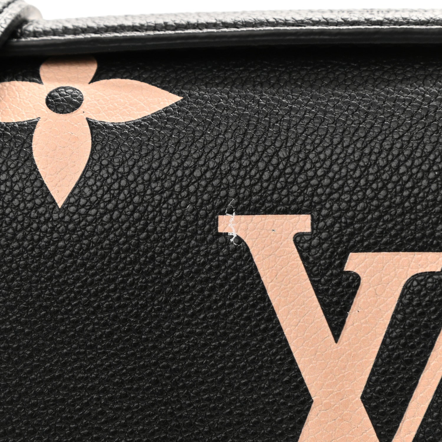 Louis Vuitton Empreinte Monogram Giant Pochette Metis Black Beige 9 of 9