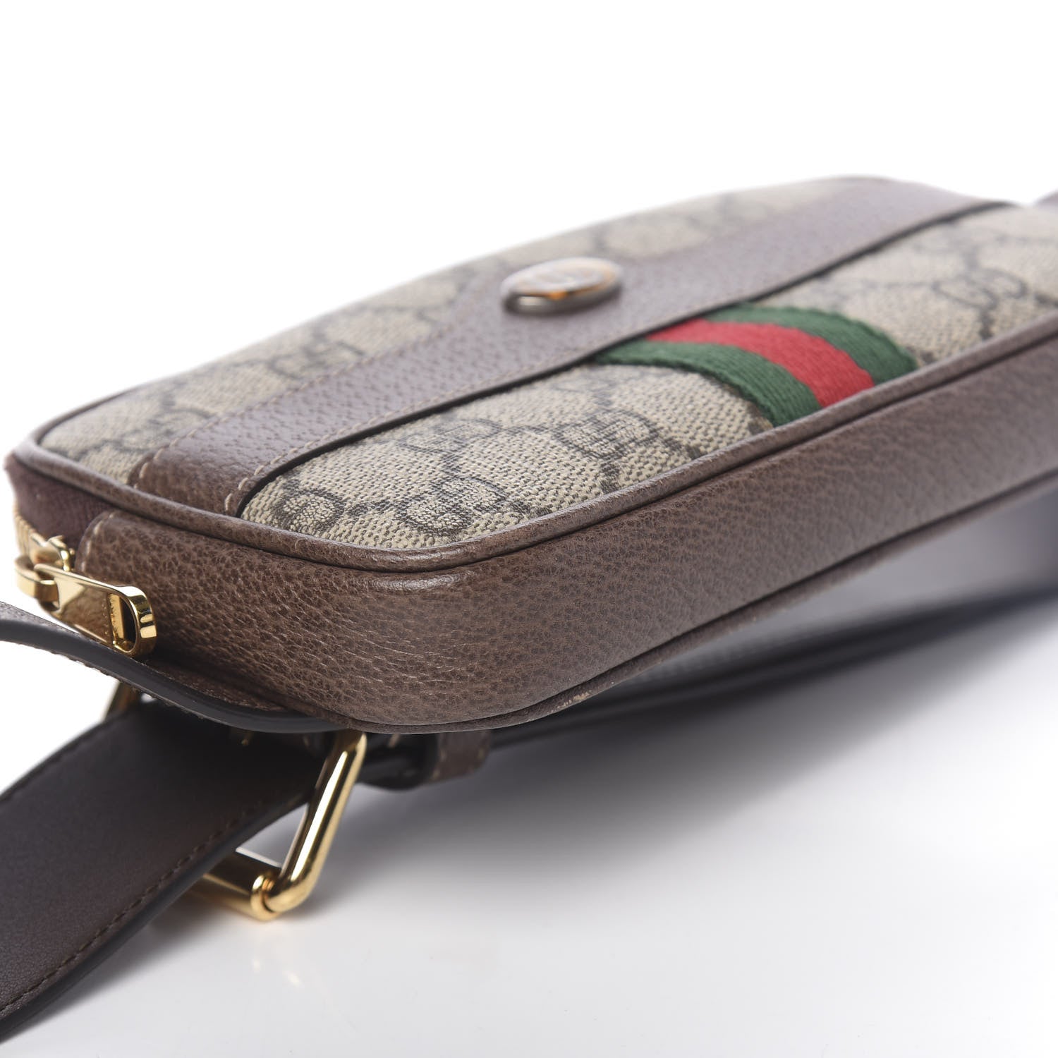 Gucci GG Supreme Monogram Ophidia Belted iPhone Case 85 34 Dark Brown 9 of 12