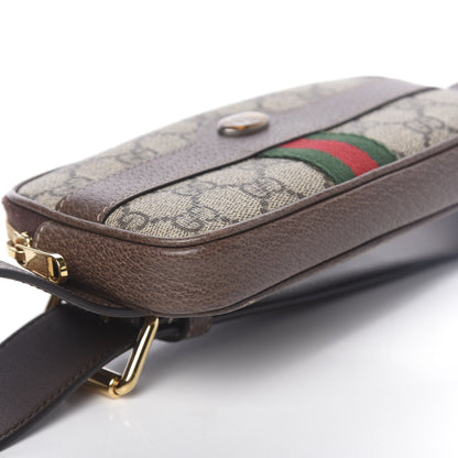 Gucci GG Supreme Monogram Ophidia Belted iPhone Case 85 34 Dark Brown 9 of 12