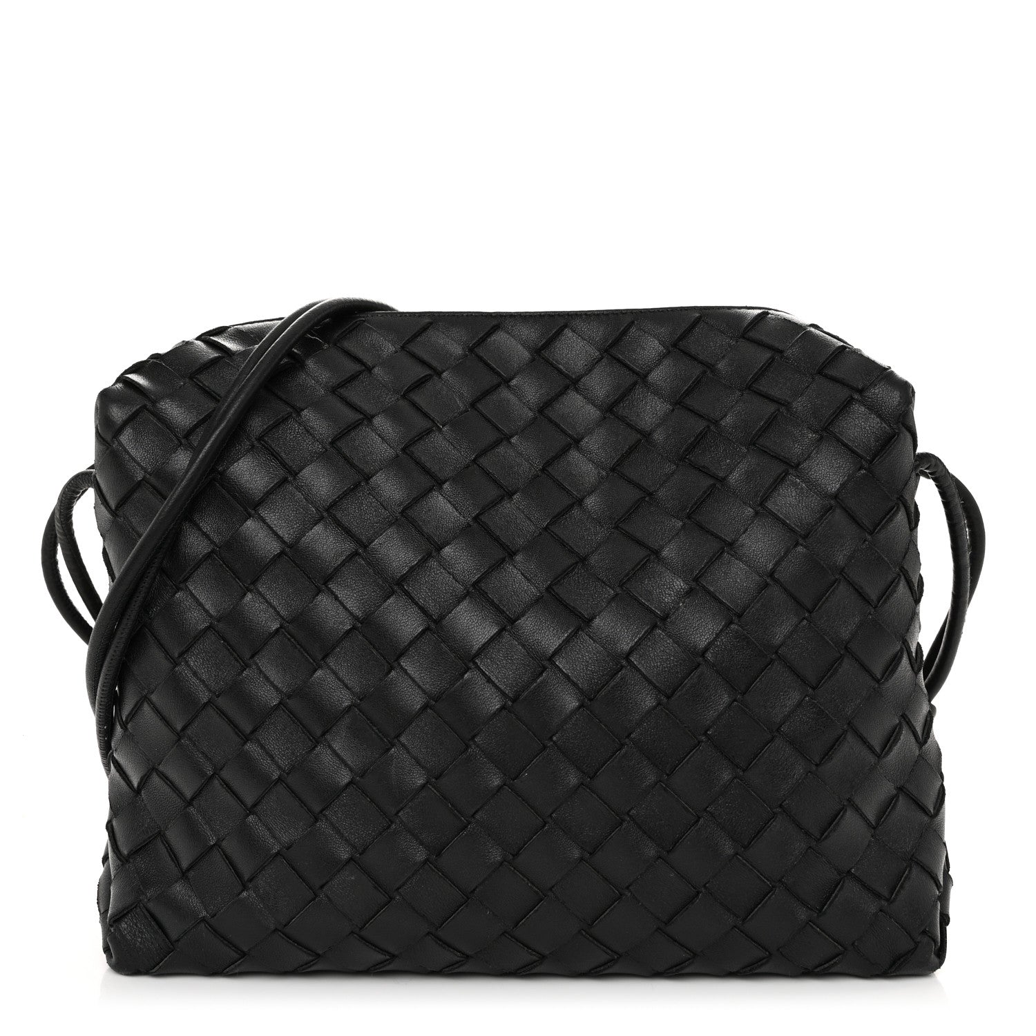 Bottega Veneta Nappa Intrecciato Small Loop Camera Bag Black 1 of 11