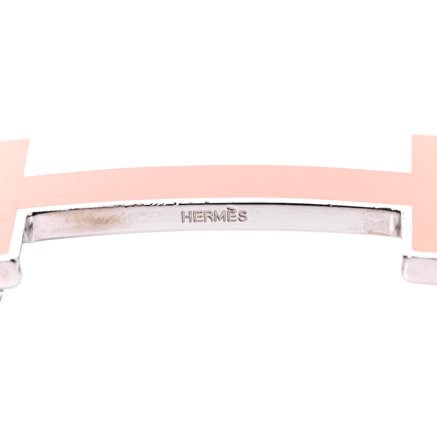 Enamel Quizz H Belt Buckle Orange