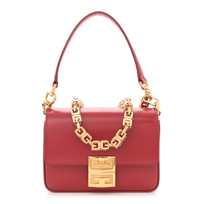 Givenchy Box Calfskin Small 4G Cube Chain Shoulder Bag Dark Red 1 of 13