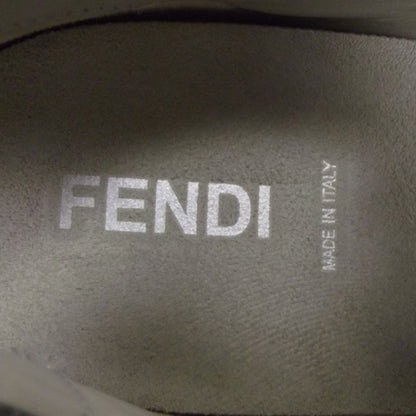 Fendi Vitello Perforated Sneakers 8 Grigio 8 of 8