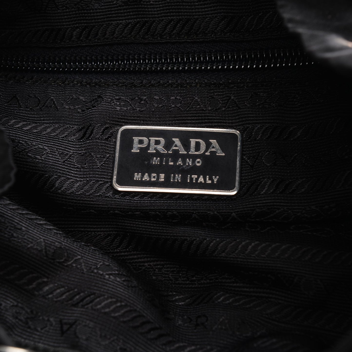 Nylon Vela Medium Backpack Black