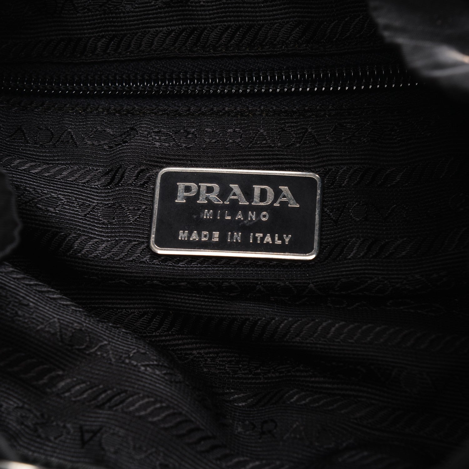 Prada Nylon Vela Medium Backpack Black 6 of 8
