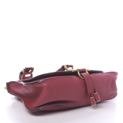 Chloe Calfskin Baby Marcie Satchel Peony Red 5 of 10