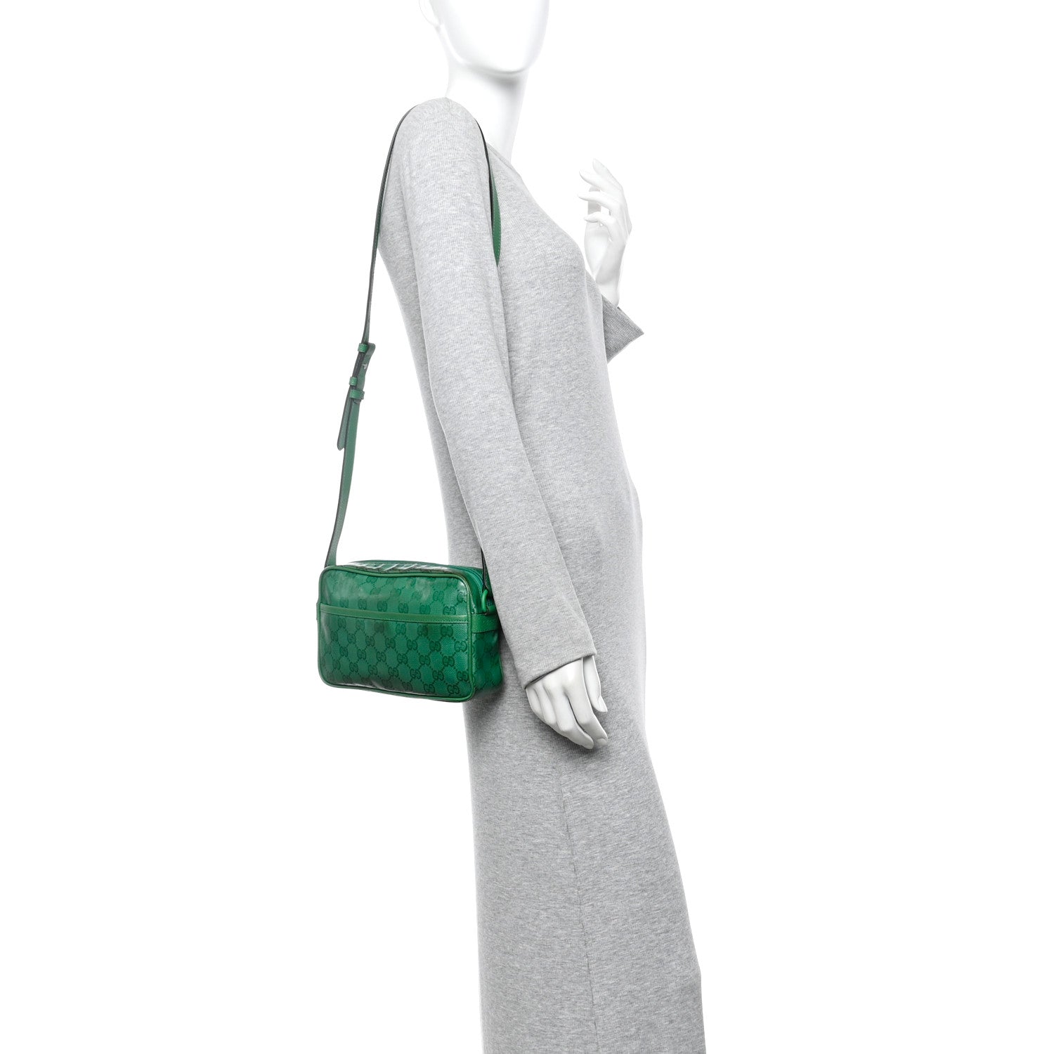 Gucci GG Crystal Monogram Mini Shoulder Bag New Shamrock 2 of 12