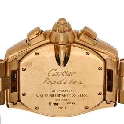 Cartier 18K Yellow Gold 43mm Roadster Chronograph Automatic Watch 4 of 4