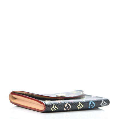 Louis Vuitton Monogram Multicolor Business Card Holder Black 4 of 12