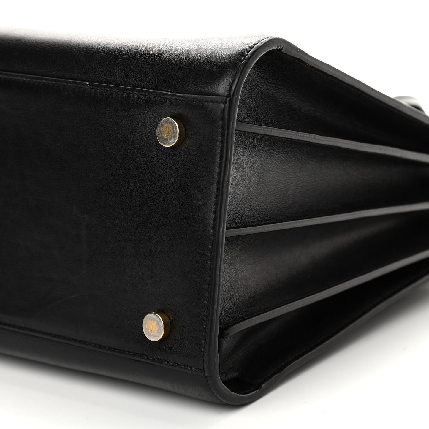 Smooth Calfskin Small Sac De Jour Black