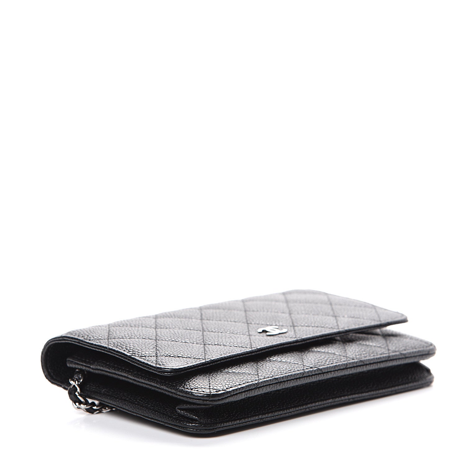 Chanel Caviar Quilted Wallet On Chain WOC Black 3 of 11