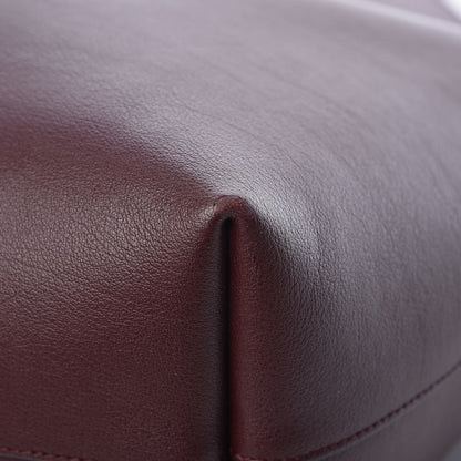 Saint Laurent Calfskin Large Shopping Tote Bordeaux 17 of 18