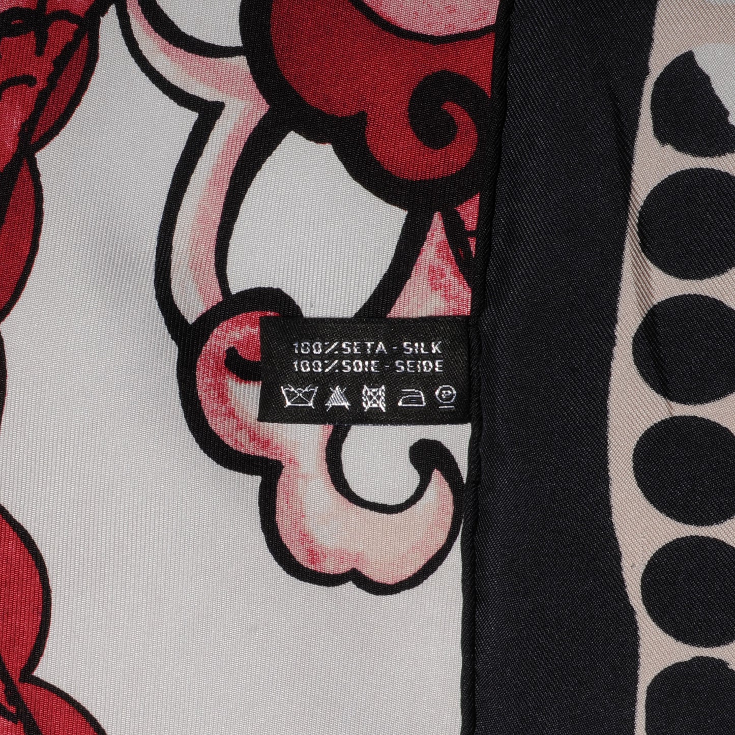 Silk Dragon CC Scarf Black