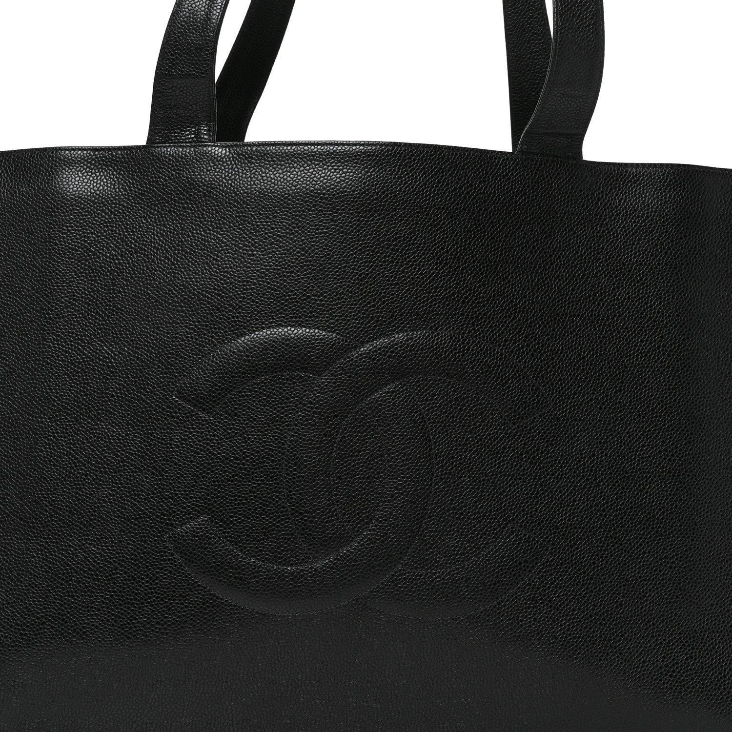 Chanel Caviar CC Tote Black 8 of 10
